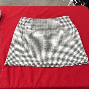 Hem & Thread Black and White Mini Pencil Skirt